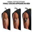 3 x Arrow Semi Permanent Tattoo, 2 Sheets Small 3 Arrows Temporary Tattoos for Arm Chest Leg, Last 1-2 Weeks Waterproof Minimalist Tribal Style Line Symbols for Men Women, Non-Reflective