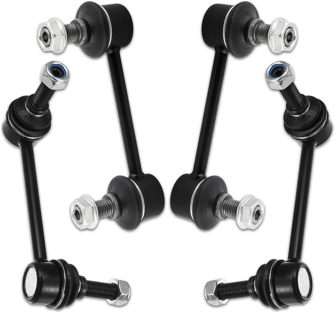 Sway Bar Link Front & Rear Sway Bar Links 4 Pcs Compatible with Durango Grand Cherokee Stabilizer Sway Bar End Links, K750573, K750578, K750579