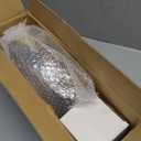 SUT 150 PCS Gold Plastic Plates, Disposable Clear Gold Dinnerware Set with Cups, Includes: 25 Dinner Plates, 25 Dessert plates, 25 Cutlery, 25 Cups, Prefect for Party, Wedding & Shower