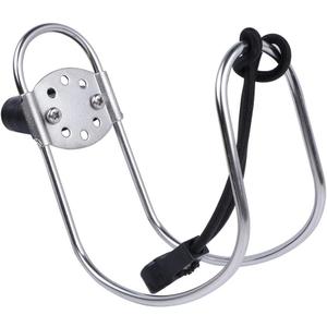 Stainless Steel Life Ring Buoys Holder Horseshoe Bracket Plastic Mount Well