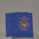 Passport Sticker Book for Kids (Set of 12 Books) Includes Assorted Travel Stamp Stickers (4" x 6")