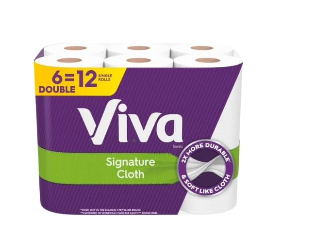 Viva, Signature Cloth Towel Double, 516 Count 2-Pack