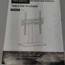 PERLESMITH Universal Swivel TV Stand for 24-60 inch TVs up to 99 lbs, 12 Height Adjustable Table Top TV Stand, TV Base Stand with Tempered Glass Base, Max VESA 400x400mm, PSTVS33