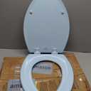 Bemis Classic Colors Slow Close Toilet Seat, Easy Clean Hinges and Durable Plastic Seat, Made in USA, Elongated, Dresden Blue