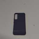 JETech Slim Fit Case for Samsung Galaxy S22 5G 6.1-Inch, Thin Phone Cover with Shock-Absorption and Carbon Fiber Design (Blue)