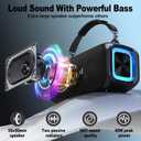Small Portable Speaker for Adults with Wireless Microphone, Bluetooth Speaker, Punchy Bass, Four Magic Sound Voice Effects, Home Karaoke Player