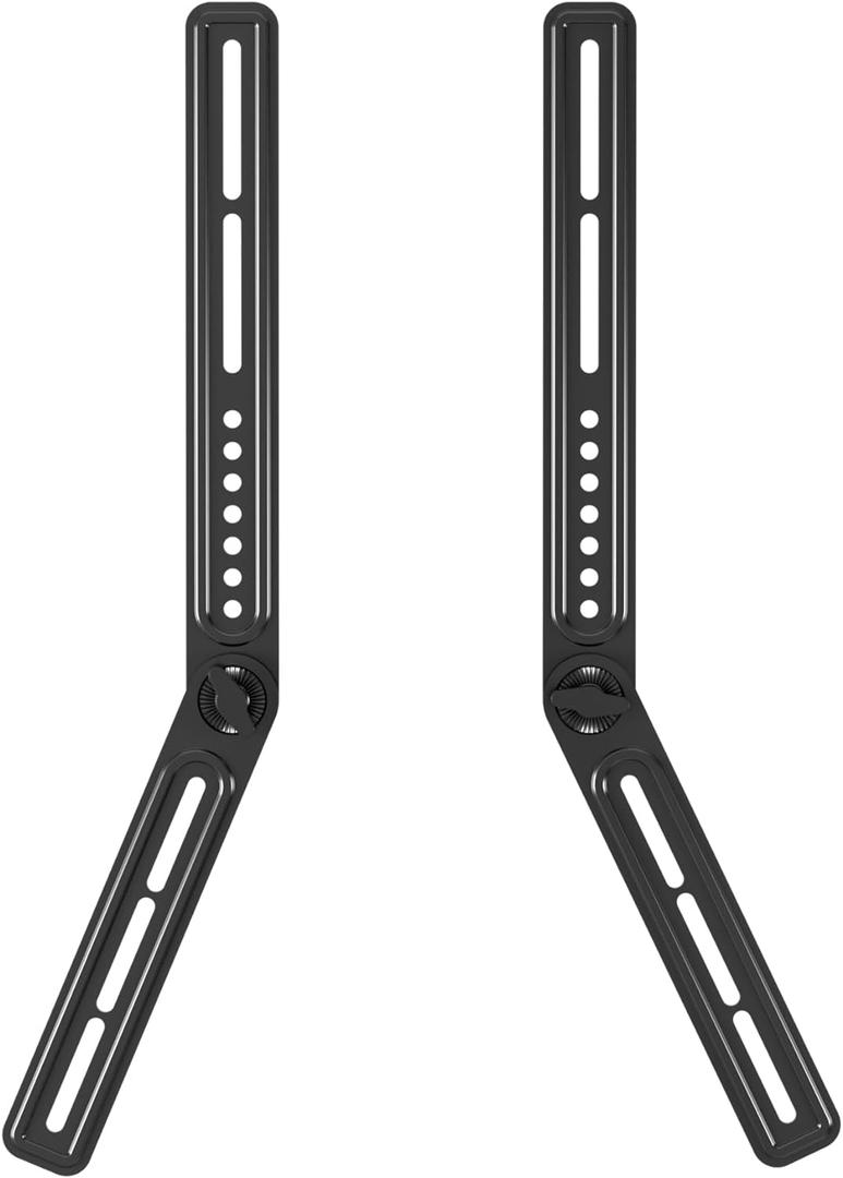 XINLEI Universal Sound Bar Mounts Fits Most 23 to 65 Inch TVs Soundbar TV Mount Bracket Above or Under TV, Up To 22 lbs SBR302