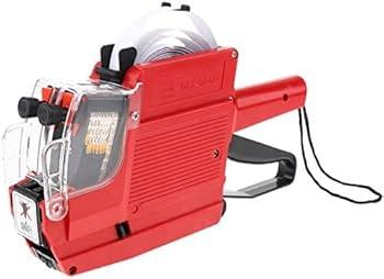 JIAYING MX-6600 10 Digits 2 Lines Price tag Gun Labeler with 3 Rolls Double Line Price Label Paper for Office, Retail Shop, Grocery Store, Organization Marking, Color Random, 10  6.5  2 inches