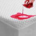 TASTELIFE 100% Waterproof Mattress Protector California King Size, Breathable Cooling 3D Air Fabric Mattress Cover Smooth Soft Noiseless Bed Protector Machine Washable Vinyl Free 8-21Deep Pocket