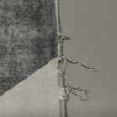 Washable Modern Area Rug: 2x3 Geometric Area Rugs for Entryway Small Mat for Kitchen with Non-Slip Backing Indoor Bedroom Door Mat for Bathroom Floor Blue Grey 2'x3'.