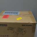 2000lb ATV Winch Electric 12V,with Synthetic Rope, RV Waterproof Towing Winches,with Wired Manual Remote Controller Switch,with Mounting Plate, Fairlead&Hook (black)