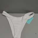 Aqua Eve Women Cheeky Bikini Bottom Brazilian High Cut Swim Bottom Low Rise Bathing Suit Bottom, Size XXS