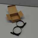 ISPINNER 2 Pack 4 Inch Stainless Steel T-Bolt Hose Clamps, Clamp Range 108-116mm for 4" Hose ID (Black)