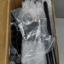 Storage Shelves - 5 Tier Shelf Organizer, Heavy Duty Garage Shelving Unit with Leveling Feet, Stable Metal Shelves Organizer for Pantry, Kitchen and Closet, 33.0" W x 12.6" D x 72.0" H, Black