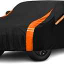 10-Layer Compatible with Jeep Cover Waterproof 2 Door All Weather for Automobiles, Soft Cotton Lining Outdoor Full Covers with Door Zipper, Universal Fit for Wrangler CJ YJ TJ JK JL