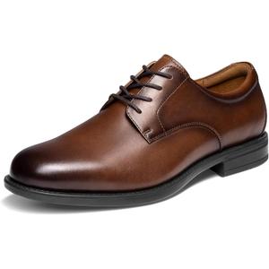 Bruno Marc Men's Classic Leather Dress Shoes Comfort Oxfords Business Formal Lace Up Shoes, Size 12