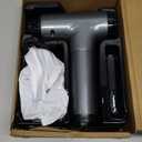 Massage Gun Deep Tissue, Handheld Electric Muscle Massager, High Intensity Percussion Massage Device for Pain Relief with 9 Attachments & 30 Speed(Grey)