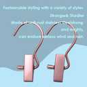 Boot Hangers Clips Hanging Laundry Hooks Clothes Pins Hanger with Clip, Portable Rose Golden Home Travel Hangers for Socks Towels Shoes Clamps,Heavy Duty Closet Hanger Organizer (20 Pack)