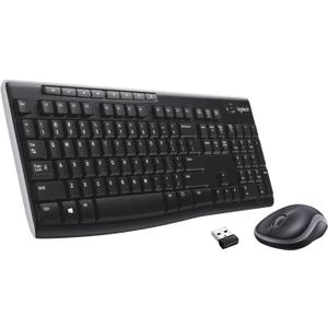 Logitech 920-004536 MK270 Wireless Keyboard and Mouse Combo Keyboard and Mouse Included, 2.4GHz Dropout-Free Connection, Long Battery Life
