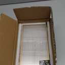 EHWINE 12 Pack Acrylic Sign Holder 4 x 6, Double Sided Gold Picture Frame Stand up Table Top Sign Holders, Clear Display Stand Menu Flyer Holder for Wedding Party