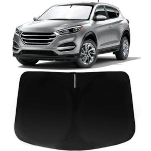 Windshield Sun Shade for Hyundai Tucson 2016-2021 Car Front Window Sunshade with 240T Sun Visor Protector Blocks UV Rays Heat Sun Shield Accessories