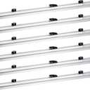 Estune Blueprint Hanging Clamps Binding Strips Storage for Construction Paper Poster Plans Drawings Arts (6, 30 Inches)