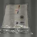 Dokotoo Women's Casual Short Sleeve Loose Tunic Tops Lightweight Crochet Knit Summer Sweaters Blouses (White, M)