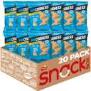 PopCorners Popped Corn Snacks, White Cheddar, 1 Ounce (Pack of 20) (Packaging May Vary) (EXP 01/12/27)