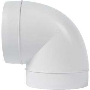 Vent Systems 5" inch Elbow 90 degree Duct Pipe Connector Flexible Round Tube Ventilation Hose ABS Plastic 125 mm