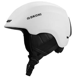DKONI Ski Helmet, Snowboard Helmet for Men & Women, Two-Stage Adjustable Ventilation System, Snow Sports Helmet for Adults, Youth & Big Kids,  Large: 22.5 -24.5 inch (58-62cm)