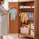 Pink Pom Pom Storage Basket 15 x 10.2 x 9.8 Inch Coquette Collapsible Cotton Canvas Basket Blanket Baskets Toy Storage Bin for Nursery Playroom Home Pink Room Organizer Decor