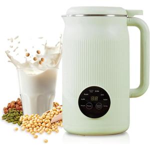 8-in1 Multifunction 40oz Nut Milk Maker Blender for Homemade Soy, Almond, Oat, Coconut, Plant Based Milks and Non-Dairy Beverages. Delayed Start, Automatic Cleaning, Boils Water, Keeps Drinks Warm.