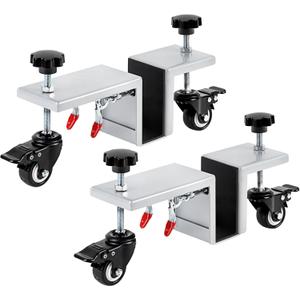 Door Installation Kit, Heavy Duty Door Board Dolly for 1-3/8" and 1-3/4" Pre-Hung, Slab, and Front Doors, Stainless Steel Installation Tool Kit for Commercial & Residential Use (Silver)