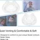Replacement Full Face Cushion for AirFit F30i - Size - Quiet Venting & Comfortable and Soft (Medium)