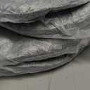 Bar Stool Covers Set of 4, Stool Covers Round with Elastic Band Pad, Soft Stool Seat Covers, Nonslip and Washable, 12 Inch, Grey