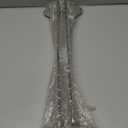 MOCOUM 2 Pack 15.6" Wine Glass Rack Under Cabinet Stemware Rack, Hanger Hold Up To 10 Wine Glasses for Cabinet Kitchen Bar (Brown, 2 pack)