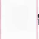 Mr. Pen- Dry Erase Board, 18 x 24 In with a Black Marker, Pink Frame, Dry Erase Board for Wall, Magnetic Whiteboard for Wall, Dry Erase Boards, Whiteboards, Magnetic White Board