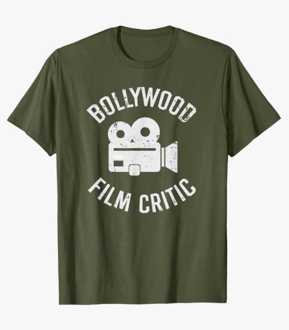 Bollywood Movie Critic Funny Indian Hindi Movie Cinema Fan T-Shirt - Large