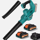 Leaf Blower 20V Cordless Leaf Blower With 2 Batteries Lightweight Blowing
