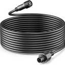 HIQCVOU 16Ft Extension Cable for Govee Smart Outdoor String Lights 2, IP67 Waterproof Extension Cord Compatible with Govee ‎H7039 H7037 H7038, 3-Pin Replacement Cable for Patio, Backyard, Balcony