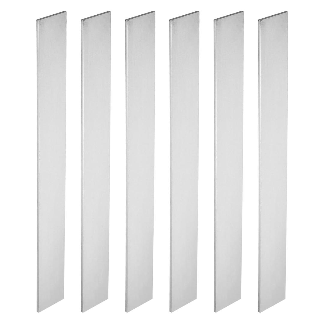 PATIKIL 15N20 Steel Flat Bar, 6 Pcs 12" x 1 1/2" x 1/8" Knife Making Steel Iron Stock for Forging Blade Knife Sword Chopper