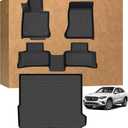 Floor Mats for Mercedes Benz GLC 300 / GLC 43 AMG/GLC 63 AMG 2023-2026 | (Not for Coupe or PHEV (350e)), Heavy Duty TPE Waterproof Non-Slip All Weather Protection, Floor Mats & Cargo Liner