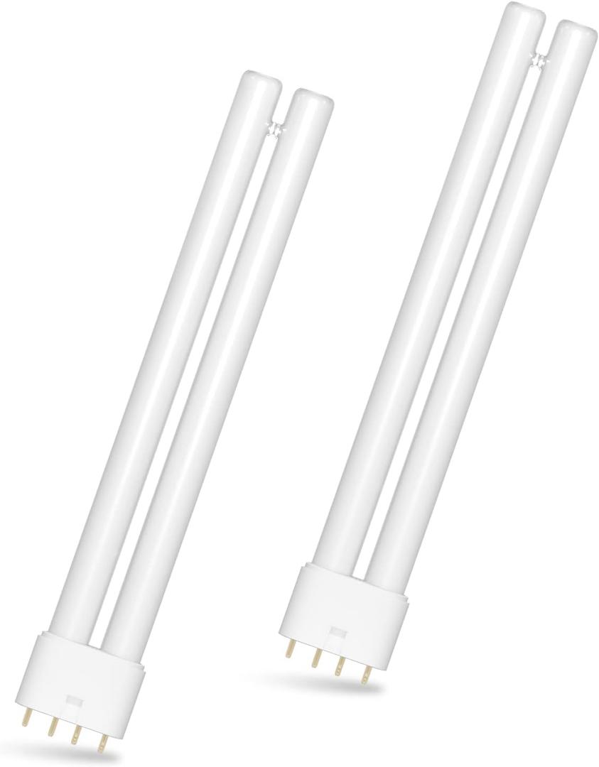 Shootingstar 2G11 18W Bug Zapper Replacement Bulb, H-Shaped 18W Light Bulb for Indoor Outdoor Mosquito Zapper, Dimensions: 8.9 x 1.70 x 0.9 in
