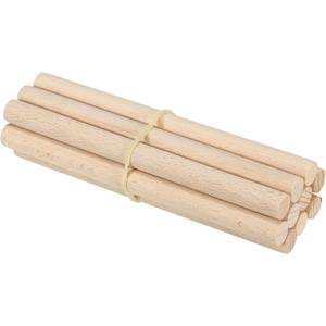 PATIKIL 1/2 x 6 Inch Dowel Rods Wood Sticks, 10 Pcs Unfinished Wooden Dowel Rods Round Dowels Hardwood Sticks for DIY Crafts and Home Decor