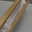 LemonRoad Counter Straw Holder Dispenser, 9.84 Inch Square Drinking Straw Dispenser Acrylic with Bamboo Lid for Thanksgiving Christmas Party Storage, Not Included Straws