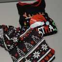 Family Christmas Pajamas Matching Sets for Adult, Matching Christmas Pajamas 2 Piece Outfit Christmas Pjs (Small, Black Hat)