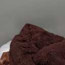 PAVILIA Faux Fur Throw Blanket Twin Tie-Dye Brown, Soft Warm Sherpa Blankets & Throws for Bed, Fluffy Plush Thick Fleece Throw Blanket for Couch Sofa, Reversible Furry Shaggy Blanket, Brown 60x80