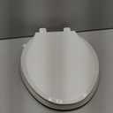 5321A65CT.020 Elongated Toilet Seat Replacement for American Standard Traditional Slow Close Toilet Seat Replacement Parts, Soft Close Toilet Bowl Seat Cover and Lid, White