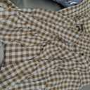 codcm Women's 2 Piece Gingham Set Summer Outfits Ruffle Tank Top and Wide Leg Pants Matching Lounge Set XL