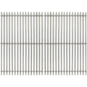 Hongso 17.5" SUS 304 Stainless Steel Gas Grill Grates for Weber 3 Burner Spirit Series, Genesis Silver/B/C, Platinum/B/C, 7639/7638 (17.45" x 11.9")